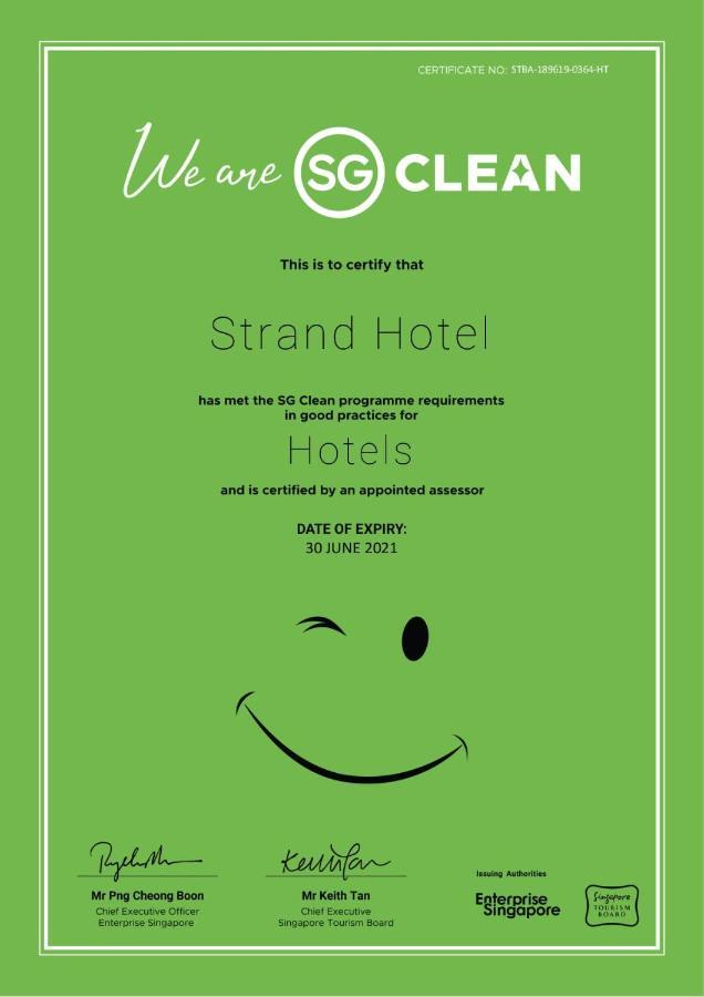 Strand Hotel Singapore Bagian luar foto